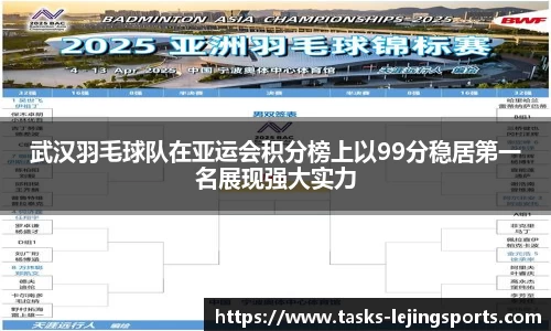 武汉羽毛球队在亚运会积分榜上以99分稳居第一名展现强大实力